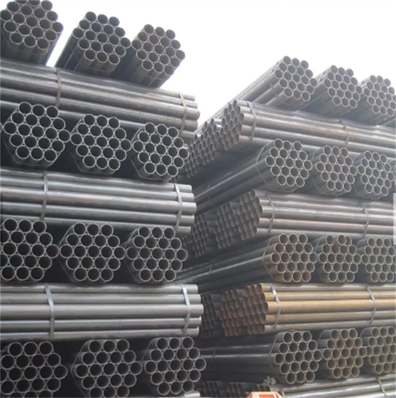 ASTM A500 Q195 Q235 Black Annealed Carbon Steel Building Round Tube with High Quality