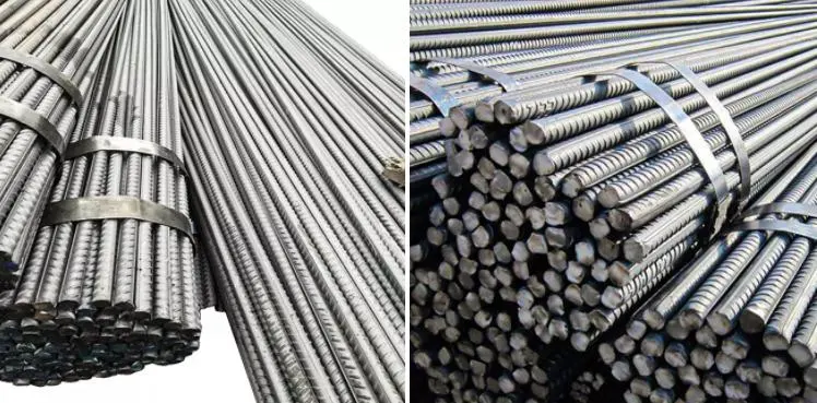 Grade 60 S400 S355 HRB335 HRB400 HRB500 Iron Deformed Steel Bar Rod Hot Rolled Steel Rebar for Building Construction