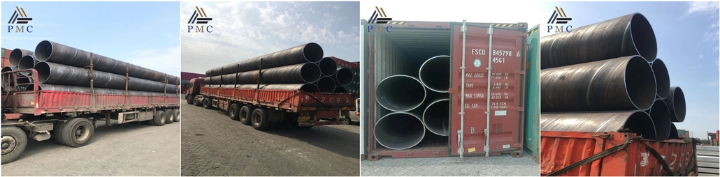 Carbon Steel Spiral Pipe Large Size for Offshore Construction ASTM A252 Steel Pipe