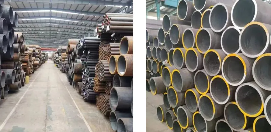 En ASTM A106 Gr. B A336 Carbon Structure Seamless Steel Pipe Large Diameter Thick Wall Sch20 Sch40 Alloy Seamless Fluid Pressure Boiler Tube API Pipe