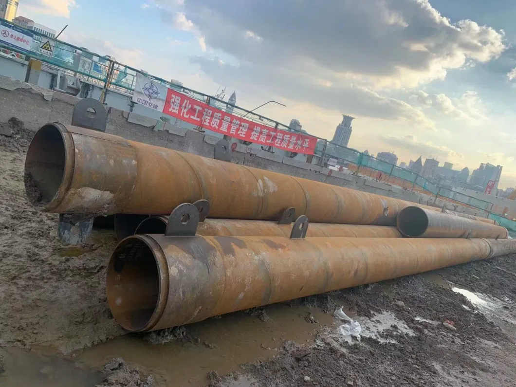 ASTM A252 Hsaw Steel Pipe Steel Piling Pipes