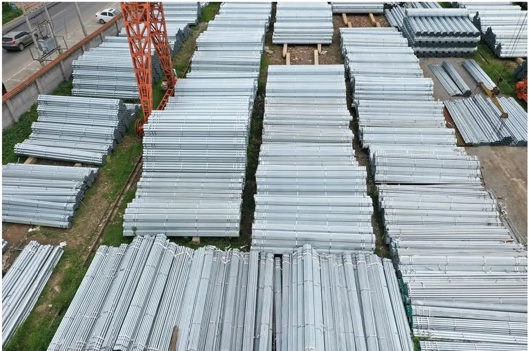 Hot DIP Galvanized Round Steel Pipe / Gi Pipe Pre Galvanized Steel Pipe Galvanized Tube for Construction