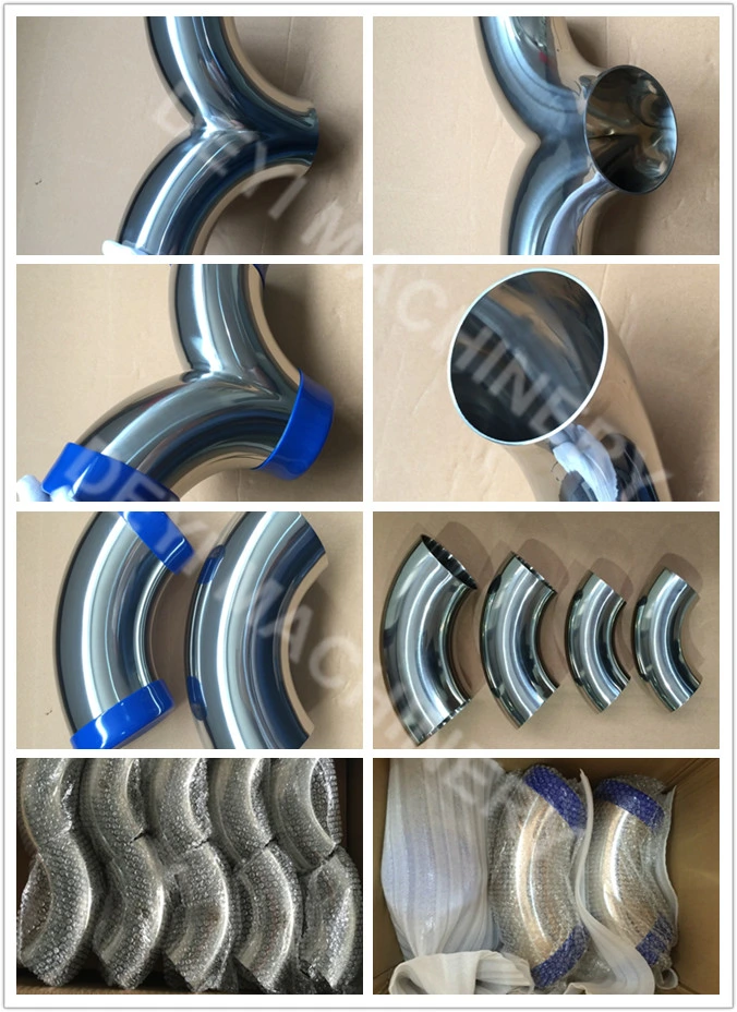 Sanitary Stainless Steel Hygienic Food-Grade Butt Weld Clamped Elbow Pipe Fitting