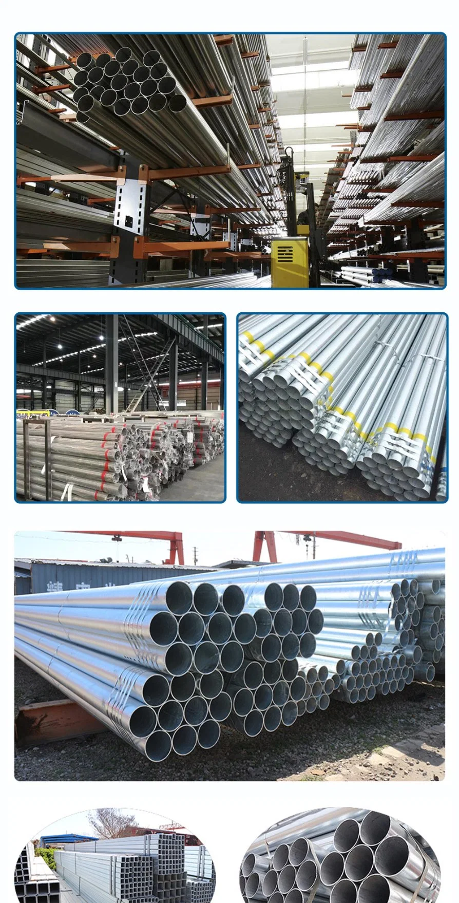 Hot-Rolled/Cold-Drawn A53 API5l ERW Square/Round/Rectangle/Weld/Galvanized/Seamless Carbon Steel Tube Pipe in Factory Price