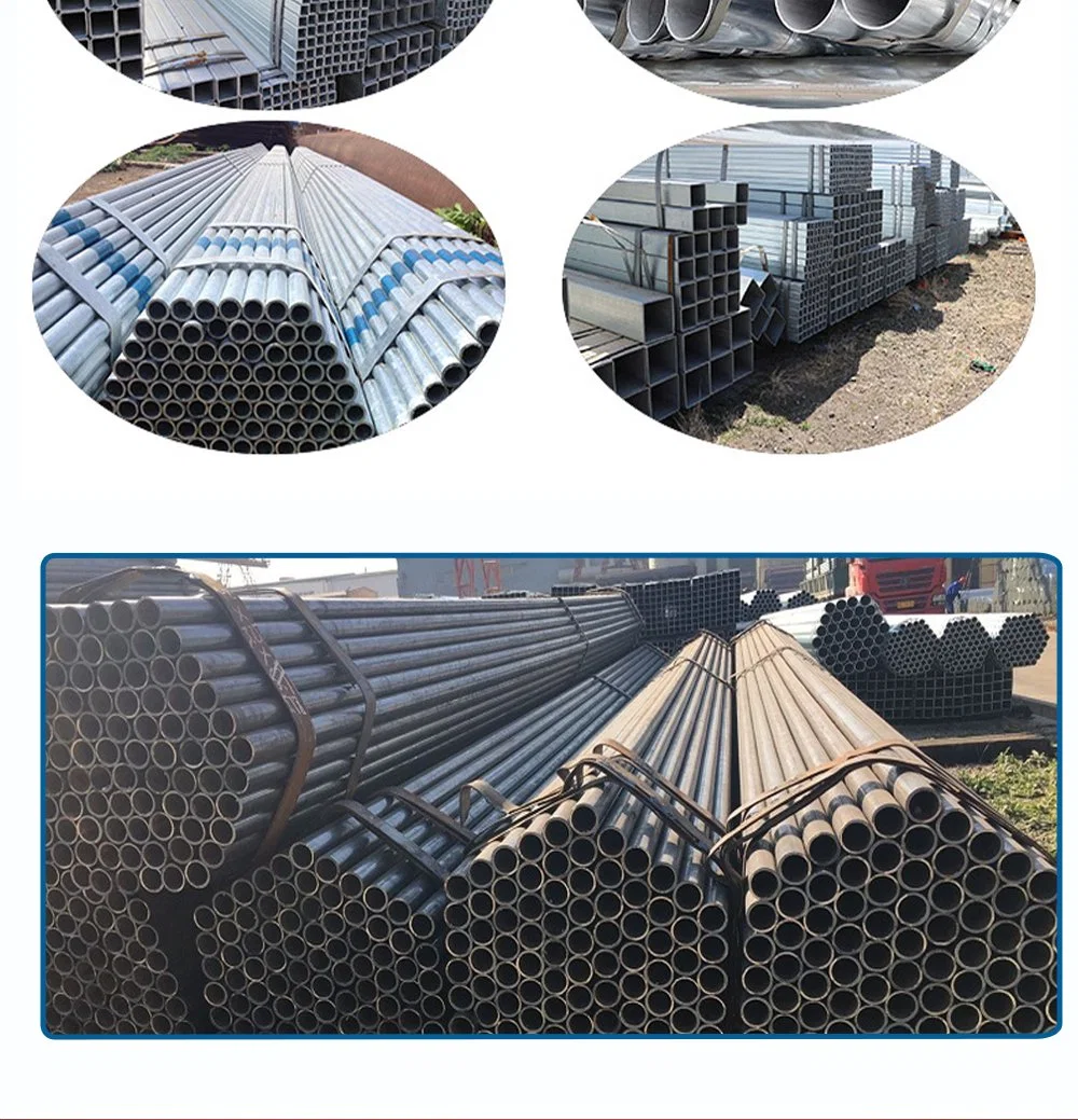 Hot-Rolled/Cold-Drawn A53 API5l ERW Square/Round/Rectangle/Weld/Galvanized/Seamless Carbon Steel Tube Pipe in Factory Price