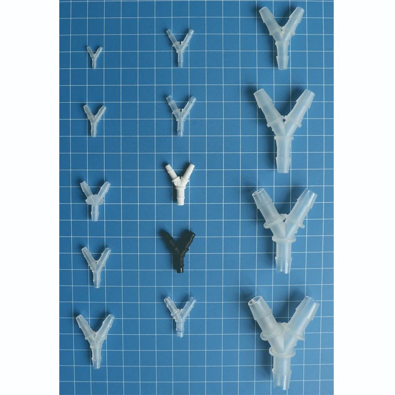 Factory Diretc 1/16&quot; to 1/2&quot;ID Tubing Hose Barb Equal Reducing Tube Connector Plastic Fitting