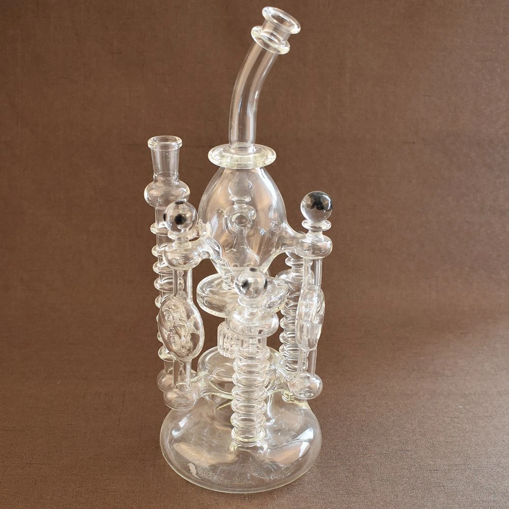 Lady Diamond Beads Glass One Hitter Pipe