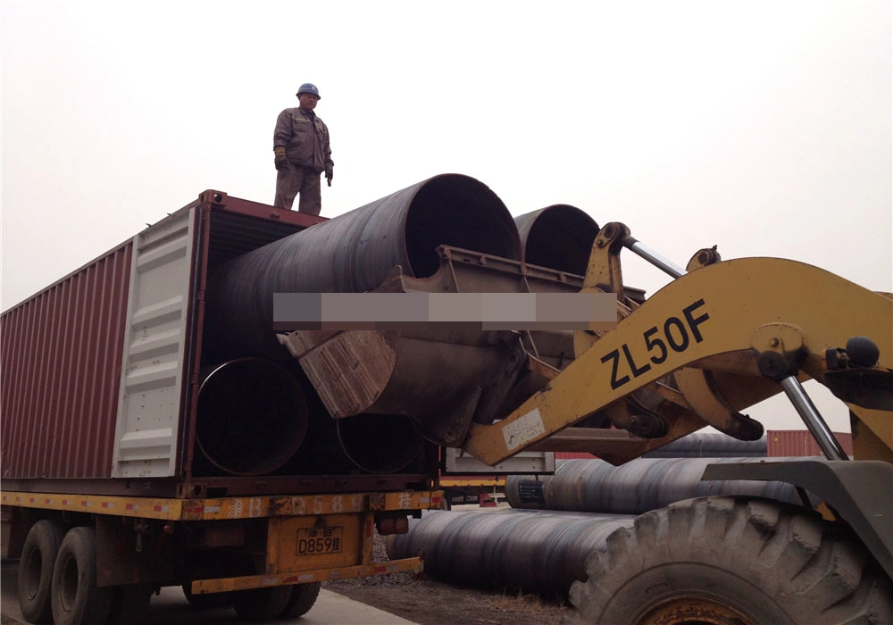 Spiral Pipe Big Size Offshore Construction ASTM A252 Piling Steel Pipe