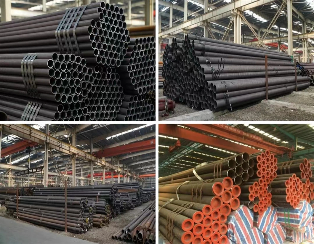 Large Stock Hot Rolled Cold Rolled ASTM A53 API 5L Round Black Seamless Carbon Steel Pipe for Boiler High Quality High Standard Custom Size