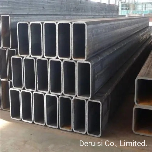 Square Rectangular Welded Carbon Steel Pipe Tube ERW SSAW LSAW ASTM A53/API 5L Gr. B Sch40 Sch80