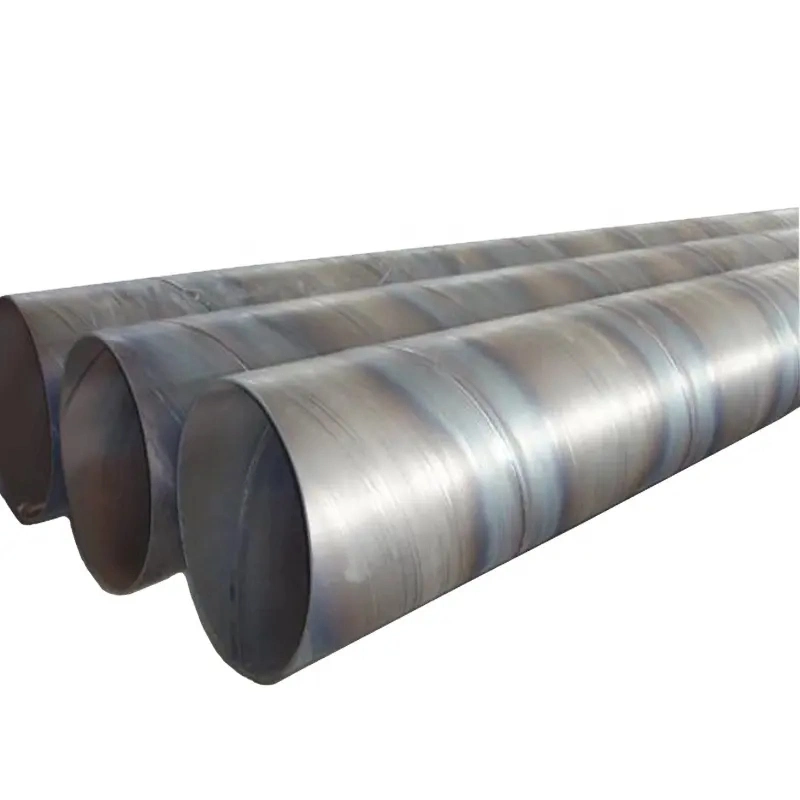 ASTM Prime Quality L485 Spiral Welded Alloy Tempered Steel Tube Black Surface Round X80 Submeged Arc Carbon Steel Tube ERW Iron Tube