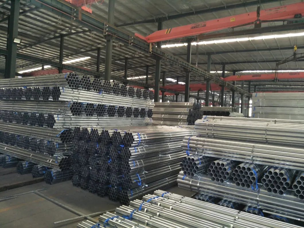 Round Galvanized Carbon Steel Pipe Structure Pipe