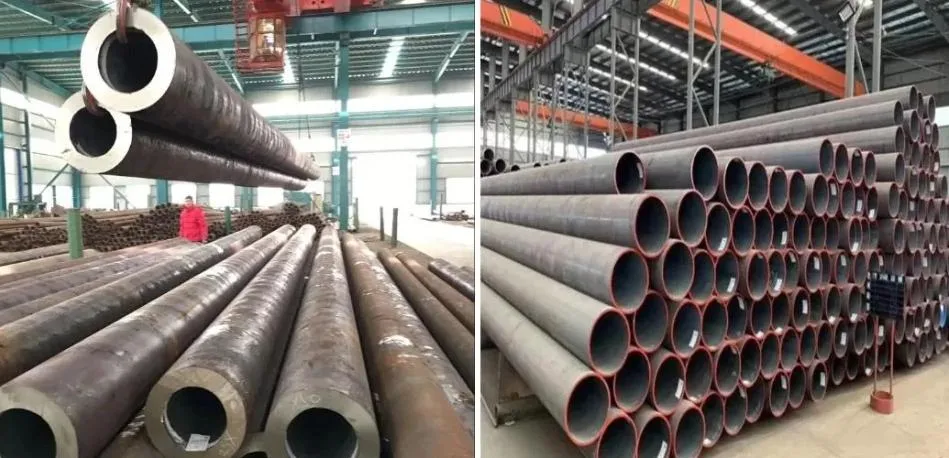 Q235B/Q255/Q275/Q345/Q420/Q460 Sch40 API 5L Spiral/Black Iron Round/Square Metallic Carbon Steel Pipe Price for Welded/Welding/Seamless/ERW/Mild/Ms