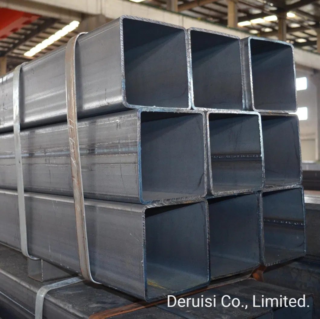 Square Rectangular Seamless Carbon Steel Pipe Tube ERW SSAW LSAW ASTM A106/API 5L Gr. B Sch40 Sch80