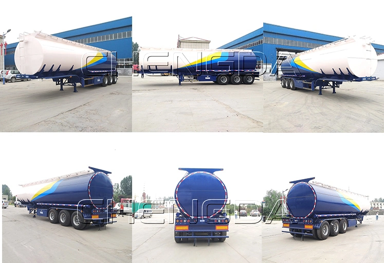 60000 Liters Petrol Diesel Oil Fuel Tanker Tank Semi Trailer