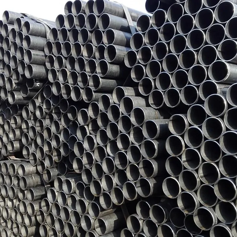 Prime Quality Q235 Welded Mild Steel ERW Black Round Pipe for Kazakhstan