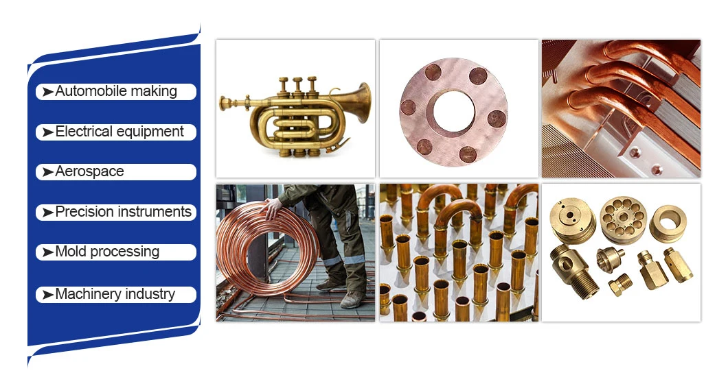 Professional Supplier Copper Steel Tube C11000 C10200 C12000 C12200 Small Large Diameter Round Copper Tube