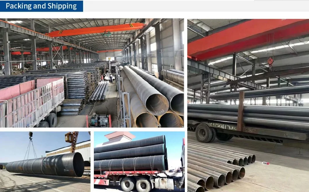 China Factory Supply ASTM A53 Grade B Mild Carbon Steel Straight Seam Tube ERW Welded Black Iron Steel Round Hollow Pipe