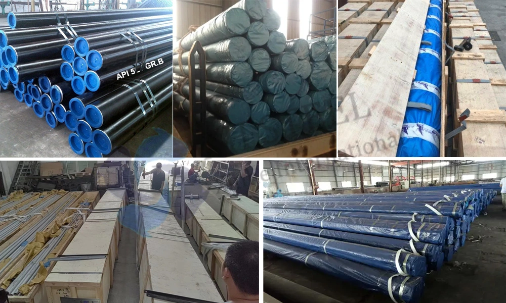 ASTM API5l A106 Gr. B A36 A53 A192 Q235 Q235B Seamless Carbon Steel Pipe Hot/Cold Rolled Galvanized/Stainless Steel/Aluminum Alloy Steel ERW Round Steel Tube