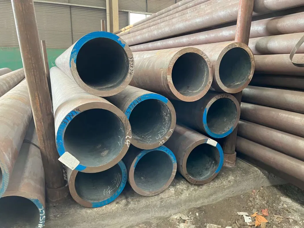 ASTM A106 A53 API5l Gr. B Sch 40 Sch80 Sch120 Carbon Steel Seamless Tube with Black Painted