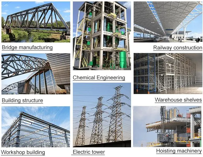 Equal Unequal Mild Angles Black Iron Angle Steel with Steel Structure Building