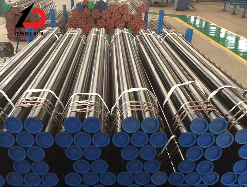 Carbon Steel Pipeline A106 Grb A53 Grb API 5L X42/X52/X65/X70/X80 A333 Alloy Steel Seamless Pipe Sch40 Sch80 Seamless Fluid Gas Tube