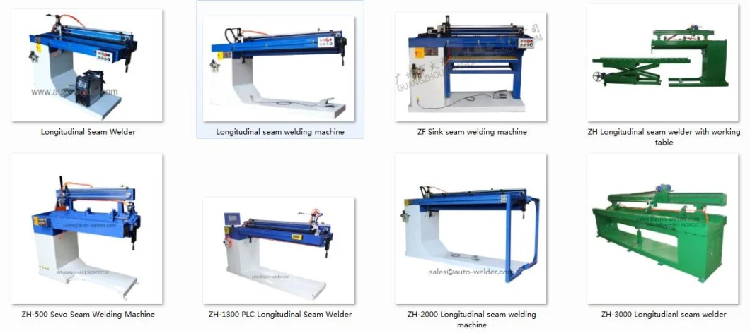 Automatic Longitudinal Seam Welding for Metal Sheets, Round Tanks, Cylinders, Air Duct, Ventilation Pipe Seam Welding