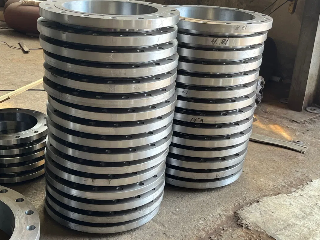 ANSI/DIN/En1092-1 Forged Stainless Steel Socket Weld Slip Plate Pipe Flange