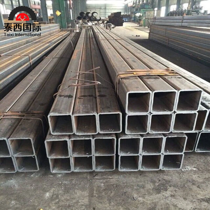 Rectangular Hollow Section Hot Rolled Black Pipe Carbon Structural Square Stee Tube