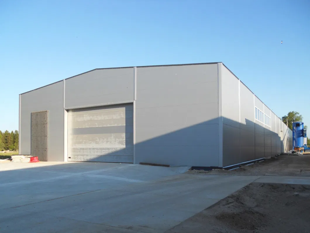 Prefabricated Light Frame Hangar Metallic Seismic Steel Tube Structures