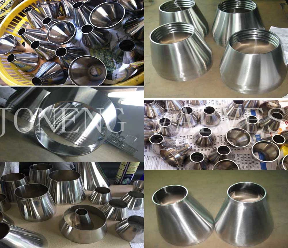 Joneng Stainless Steel Food Grade Pipe Tube Welded Head Customized Size Eccentric Reducer (JN-FT 2010)