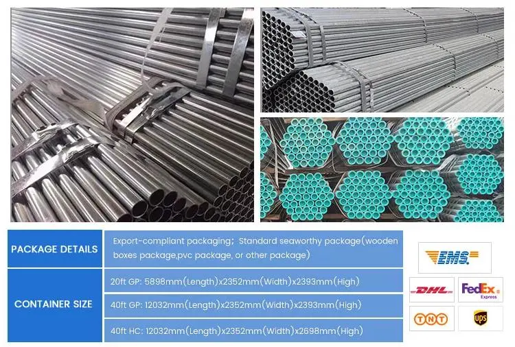 Straight Seam Welded Pipe Tube ERW Carbon Steel Pipes API 5L X42 X46 X50 X60 Factory Price Straight Seam Welded Tube