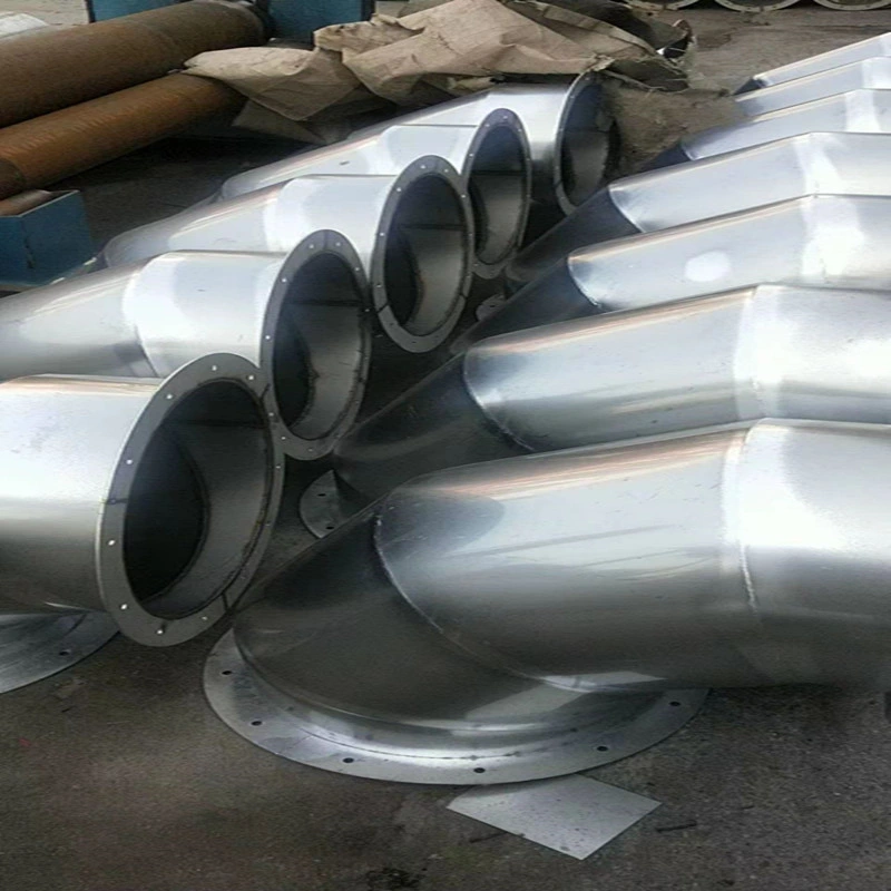 Tdf Flange Galvanized Ventilation Air Duct Elbow Bend with or Without Rubber