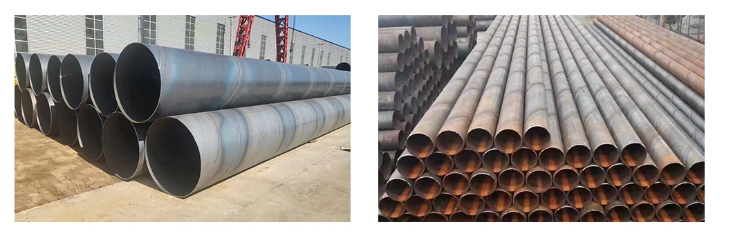 for Natural Gas and Oil Pipeline API 5L SSAW LSAW Spiral Welded Carbon SSAW Steel Pipe Tube