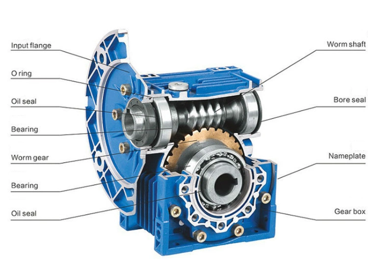 Ratio 7.5 Small Gear Reducer Price Nmrv025 Nmrv050 with Electric Motor