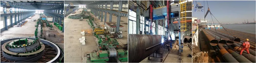 Carbon Steel Spiral Pipe Large Size for Offshore Construction ASTM A252 Steel Pipe