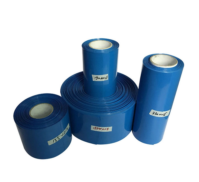 Pipe Insulation Tube Sleeve Printing Film Blue PVC Heat Shrink Tubing for Lithium Battery Pack