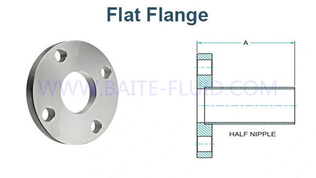 Dn80 En1092-1 Carbon Steel Flat Flange