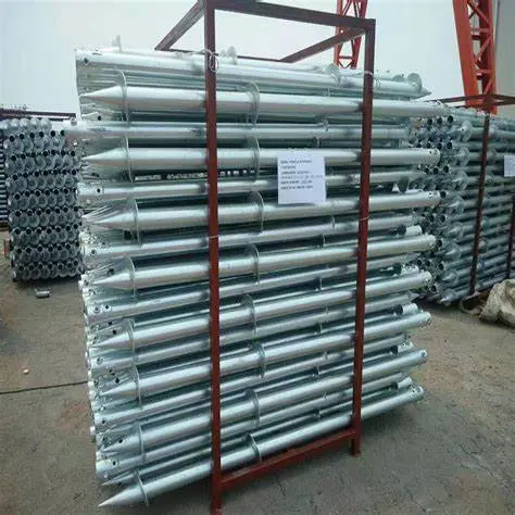 Wholesale Hot-DIP Galvanized Steel Pipe Photovoltaic Piles Hot-DIP Galvanized Spiral Piles