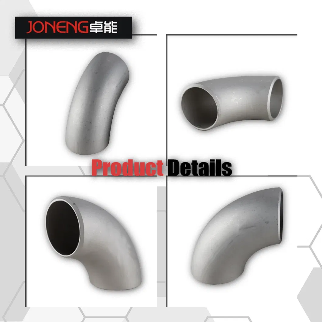 SUS316 JIS B2312 Sch 5s 4X2 Long Radius Beveled End Bend Pipe Fitting Street Elbow Lr Elbow with Pickling