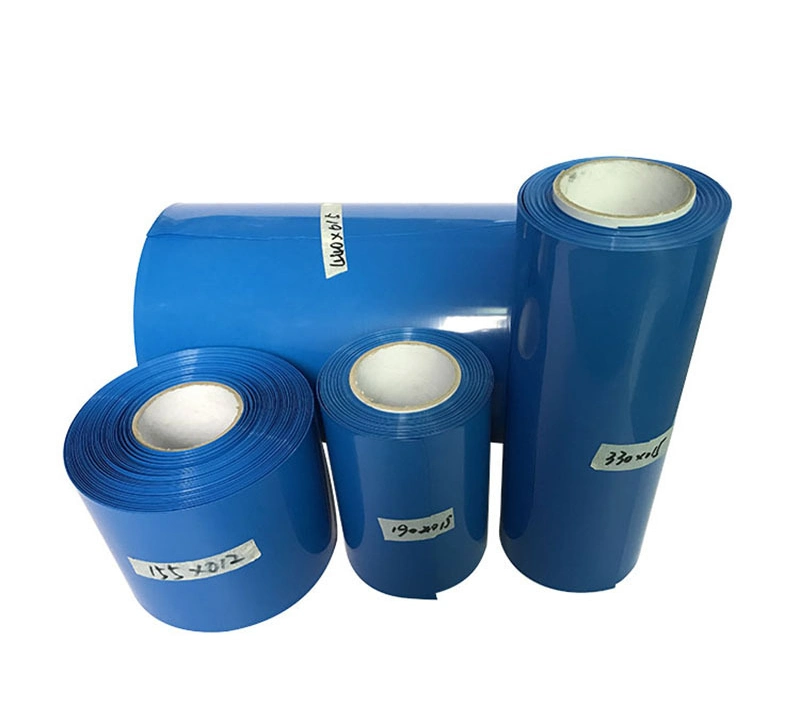 Pipe Insulation Tube Sleeve Printing Film Blue PVC Heat Shrink Tubing for Lithium Battery Pack