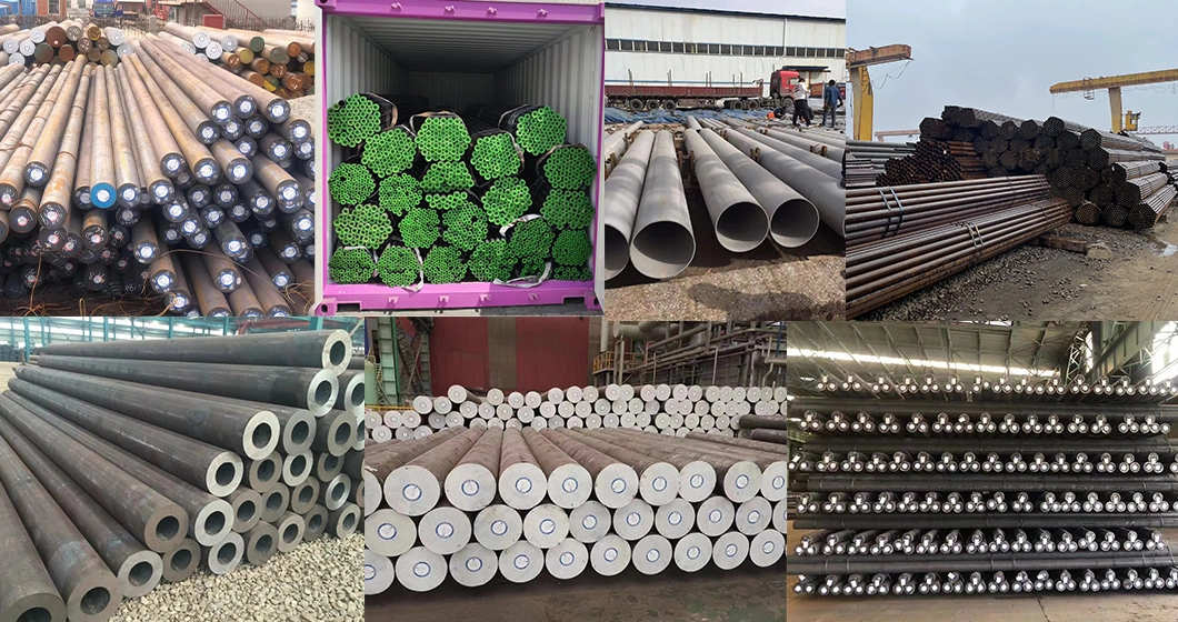 Carbon Steel Seamless Tube/Pipe LSAW ERW API 5CT X52 X60 ASTM A106b/ API5l/ API5CT A333 Gr6 Hot Rolled Tube Ms Iron Alloy Tube Steel Pipe