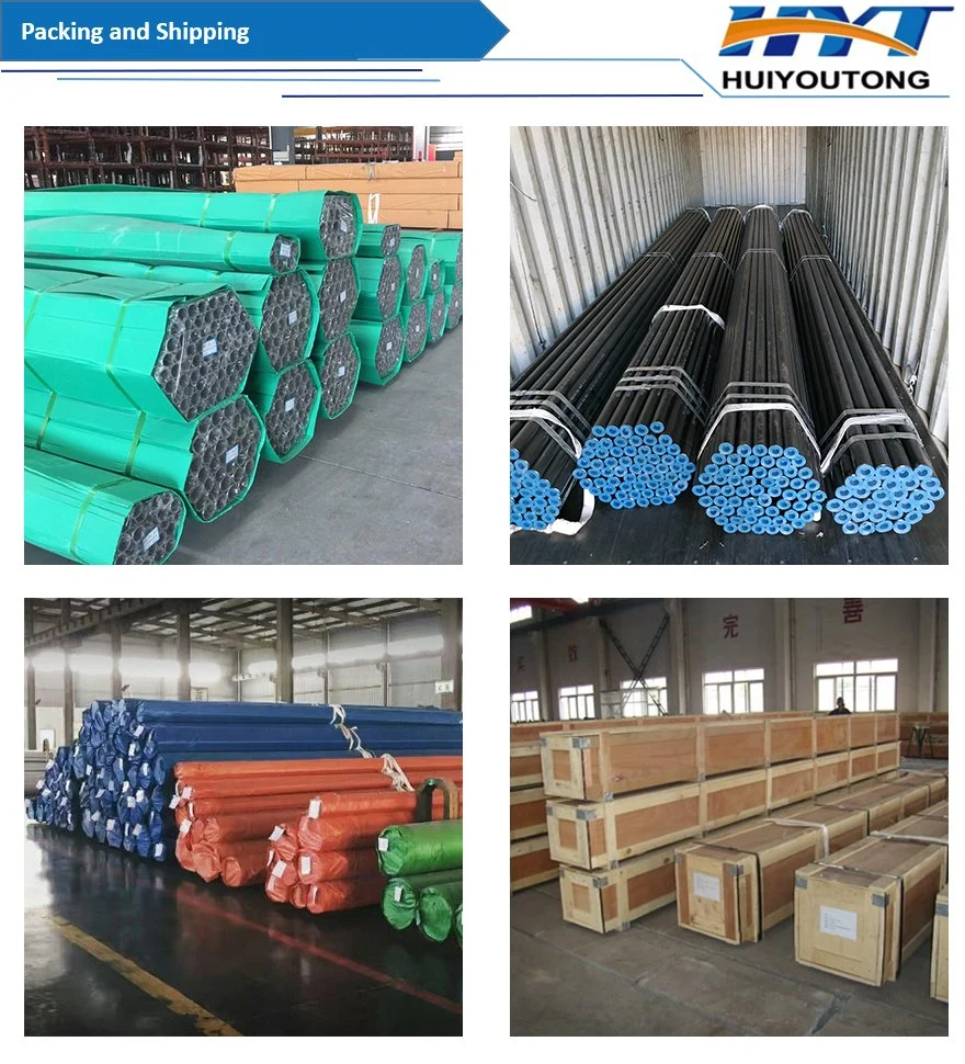 Build Bridge Span Helical Submereged Arc Welded Carbon Steel Pipe ASTM A252 Gr. B Steel Pipes