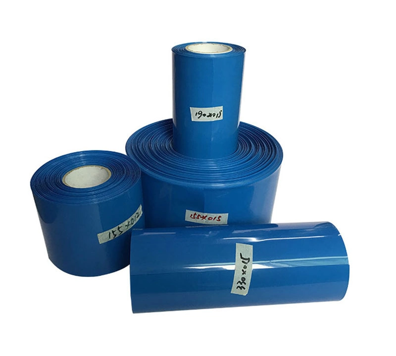 Pipe Insulation Tube Sleeve Printing Film Blue PVC Heat Shrink Tubing for Lithium Battery Pack