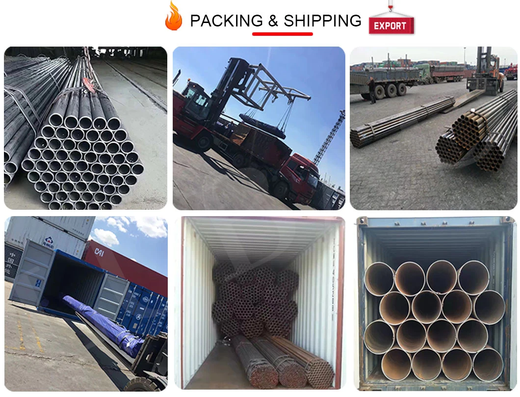 Q235 Q345 Straight Seam Welded Steel Tube