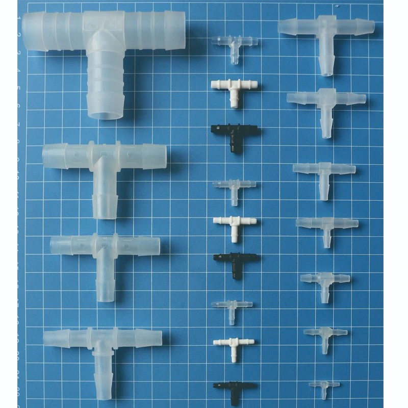 Factory Diretc 1/16&quot; to 1/2&quot;ID Tubing Hose Barb Equal Reducing Tube Connector Plastic Fitting