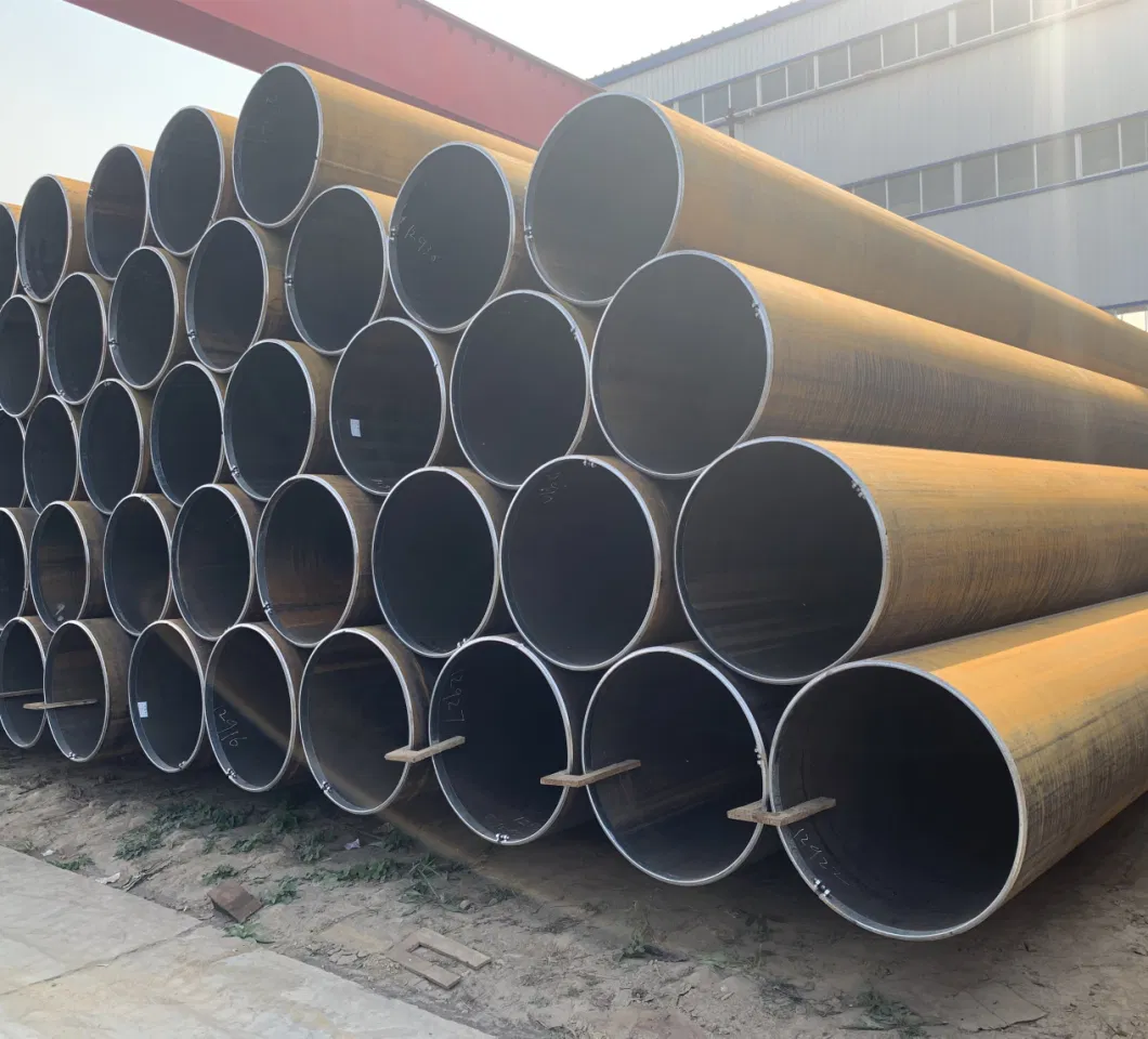 Carbon Steel Double Seam Arc Welded Nace Mr0175 En10219 S355joh Jcoe DN1600 LSAW Sawl Steel Pipe for Bridge, Piling