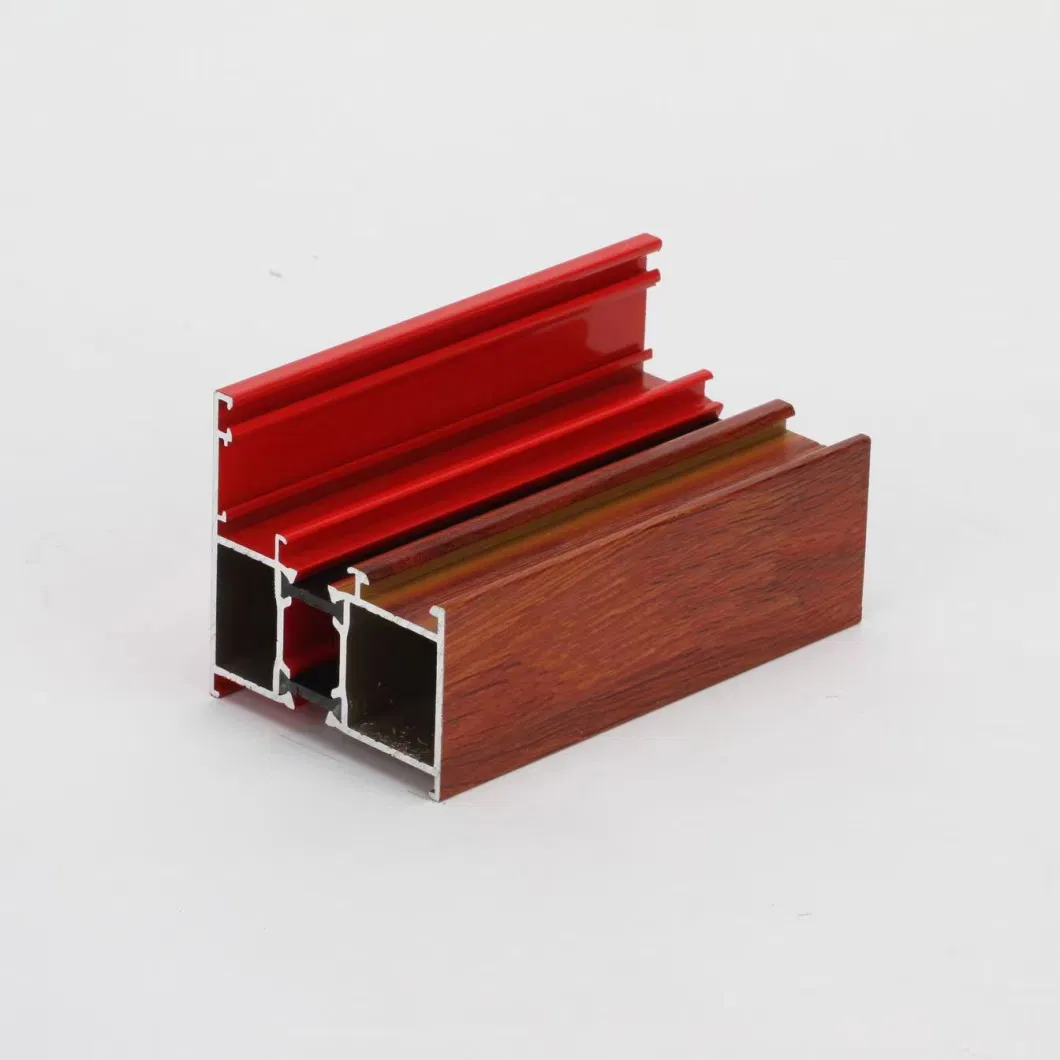 Custom 6063 T5 Aluminium Extrusion Hollow Aluminum Profile for Windows Frame