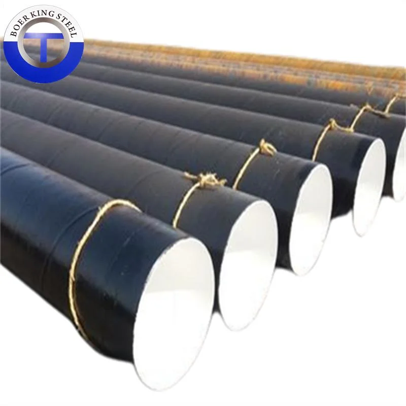 Fbe 2PE 3PE Anti-Corrosion Carbon Spiral Steel Pipe Internal and External Coating Spiral Anti-Corrosion Tube