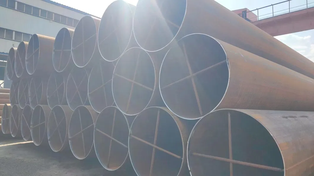 Carbon Steel ERW API 5CT X52 X60 ASTM A106b/ API5l/API 5CT 8&quot;-60&quot; X52 X65 X70 X80 Black Ms Mild LSAW Steel Tubes and Pipes